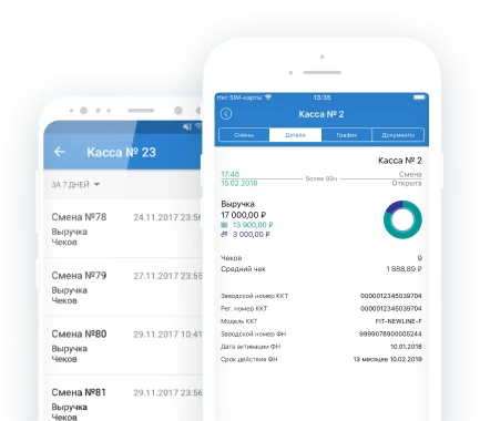 Мобильное приложение ОФД Такском рис. 1