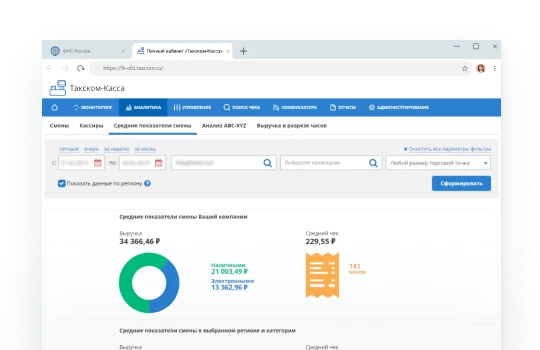 Личный кабинет ОФД Такском рис. 4